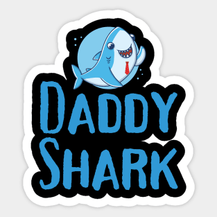 Daddy shark Sticker